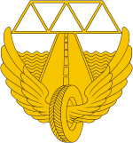 Russian Road Troops, small emblem (insignia)