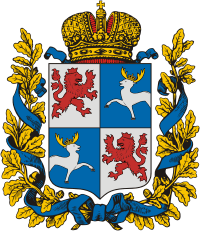 Kurland gubernia (Russian empire), coat of arms - vector image