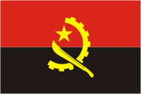 Angola, flag (1975)