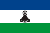 Lesotho, flag (2006)