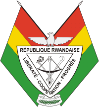 Rwanda, coat of arms (1962) - vector image