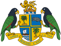 Dominica, coat of arms - vector image