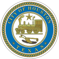 Houston (Texas), seal - vector image