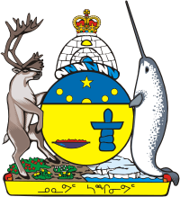 Nunavut (Territory in Canada), coat of arms - vector image