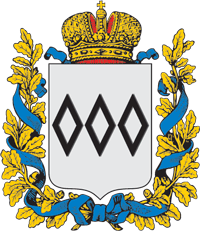 Petrokov gubernia (Russian empire), coat of arms - vector image