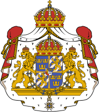 Sweden, large coat of arms - vector image
