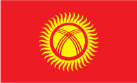 Kirgizia (Kyrgyzstan), flag