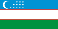 Uzbekistan, flag