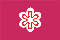 Kyoto (prefecture in Japan), flag - vector image
