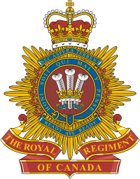 Canadian Forces The Royal Regiment of Canada, regimental badge (insignia)