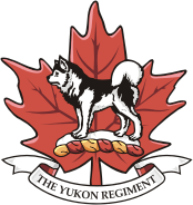 Canadian Forces The Yukon Regiment, regimental badge (insignia)
