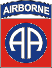 U.S. Army 82nd Airborne Division, combat service identification badge