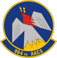 U.S. Air Force 964th Airborne Air Control Squadron (964th AACS), emblem