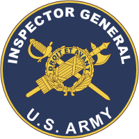 U.S. Army Inspector General, branch plaque