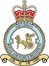 British 1st Squadron RAF Regiment, badge