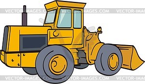 Bulldozer - vector clipart