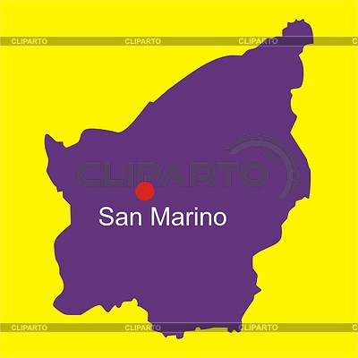 San Marino mapa colouring pages (page 2)