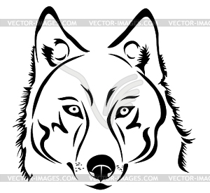 Clipart Wolf Head