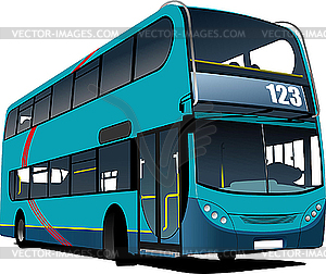 Blue Bus Clipart