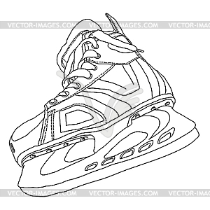 clipart hockey skates