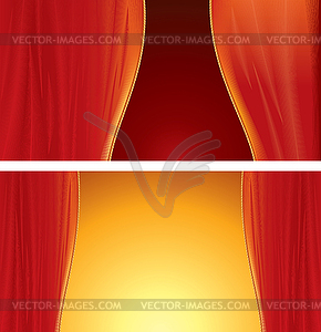 Red Curtains Clipart