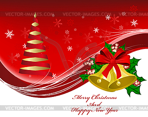 Weihnachtskarte - Clipart-Bild