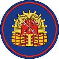 Vector clipart: St. Petersburg Higher Military School of Radio Electronics, sleeve insignia