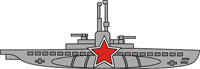 Soviet submarine commander, insignia