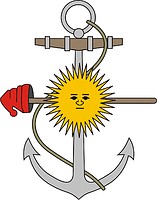 Argentine Navy, emblem - vector image