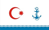 Azerbaijani Navy, Naval Ensign - vector image