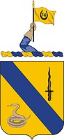 U.S. Army 14th Cavalry Regiment, герб - векторное изображение