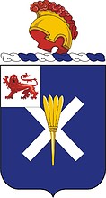 U.S. Army 32nd Infantry Regiment, coat of arms - vector image