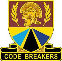 Векторный клипарт: U.S. Army 420th Transportation Battalion, эмблема (знак различия)