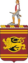 U.S. Army 757th Transportation Battalion, coat of arms - vector image