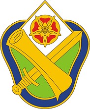 Векторный клипарт: U.S. Army 451st Civil Affairs Group, эмблема (знак различия)