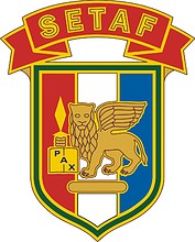 Векторный клипарт: U.S. Army Africa (USARAF) / Southern European Task Force (SETAF), боевой идентификационный знак