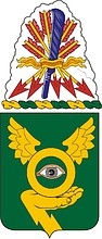 U.S. Army 1st Military Intelligence Battalion, coat of arms - vector image