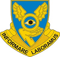 Векторный клипарт: U.S. Army 1st Military Intelligence Battalion, эмблема (знак различия)