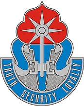 Векторный клипарт: U.S. Army 470th Military Intelligence Group, эмблема (знак различия)