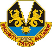 U.S. Army 650th Military Intelligence Group, эмблема (знак различия) - векторное изображение