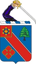 U.S. Army 211th Military Police Battalion, герб - векторное изображение