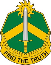 Векторный клипарт: U.S. Army 8th Military Police Brigade, эмблема (знак различия)