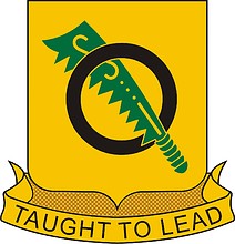 U.S. Army 131st Cavalry Regiment, эмблема (знак различия) - векторное изображение