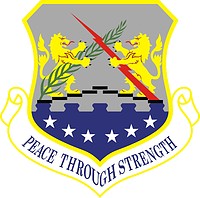 Vector clipart: U.S. Air Force 100th Air Refueling Wing, emblem