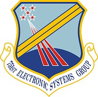 U.S. Air Force 751st Electronic Systems Group, эмблема - векторное изображение