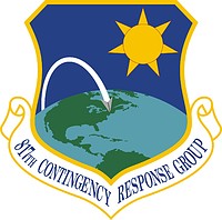 U.S. Air Force 817th Contingency Response Group, эмблема - векторное изображение