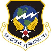 Векторный клипарт: U.S. Air Force Air Force Command and Control Integration Center, эмблема