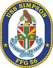 U.S. Navy USS Simpson (FFG 56), Emblem der Fregatte