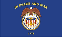 Векторный клипарт: U.S. Merchant Marine (USMM), флаг