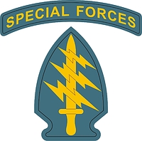 Векторный клипарт: U.S. Army Special Forces Group, нарукавный знак (нашивка)